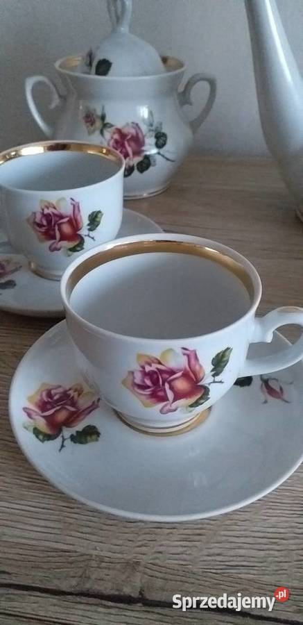 Zestaw porcelanowy prl Przedbórz sprzedam