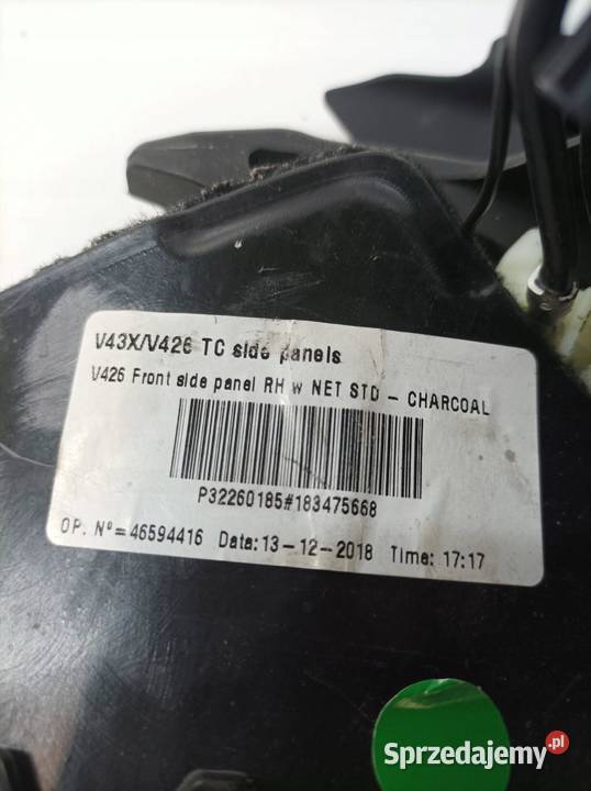 TUNEL ŚRODKOWY PODŁOKIETNIK DEKOR 316941381 Rok produkcji 2019 Podłokietniki