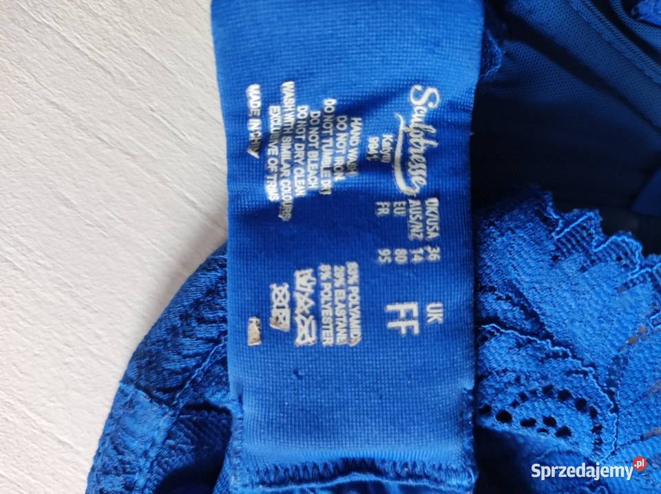PIĘKNY MODELUJĄCY KORONKOWY BIUSTONOSZ 80 DD Biustonosze sprzedam