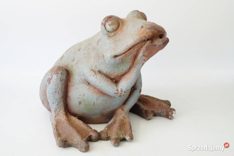 Figura ogrodowa ŻABA żabka dekoracja wielkopolskie Gizałki