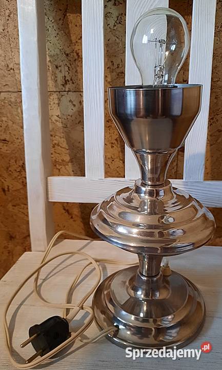Lampa na stolik 5 z PRL Ostrów Wielkopolski