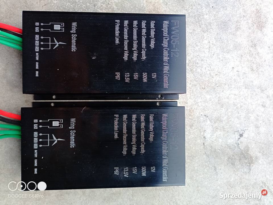 Turbina wiatrowa regulator napięcia falownik Janikowo sprzedam