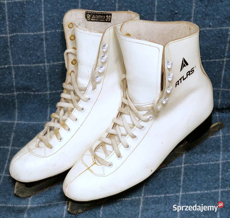 Łyżwy figurowe rozmiar 390 wkładki 245 Skóra Piotrków Trybunalski