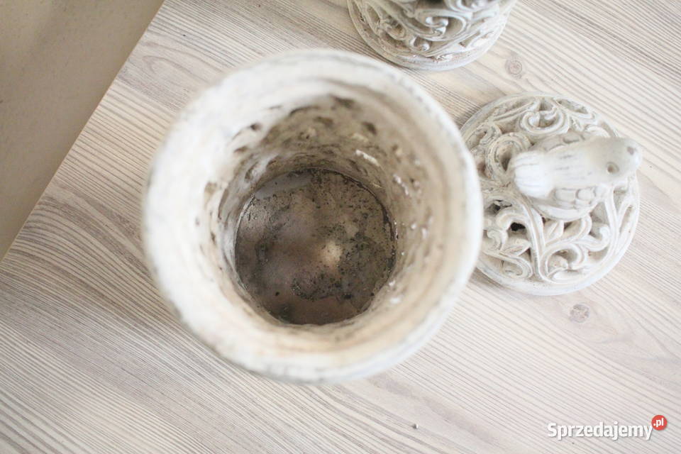 Lampiony 3 sztuki ładne zdobienie Pszczyna