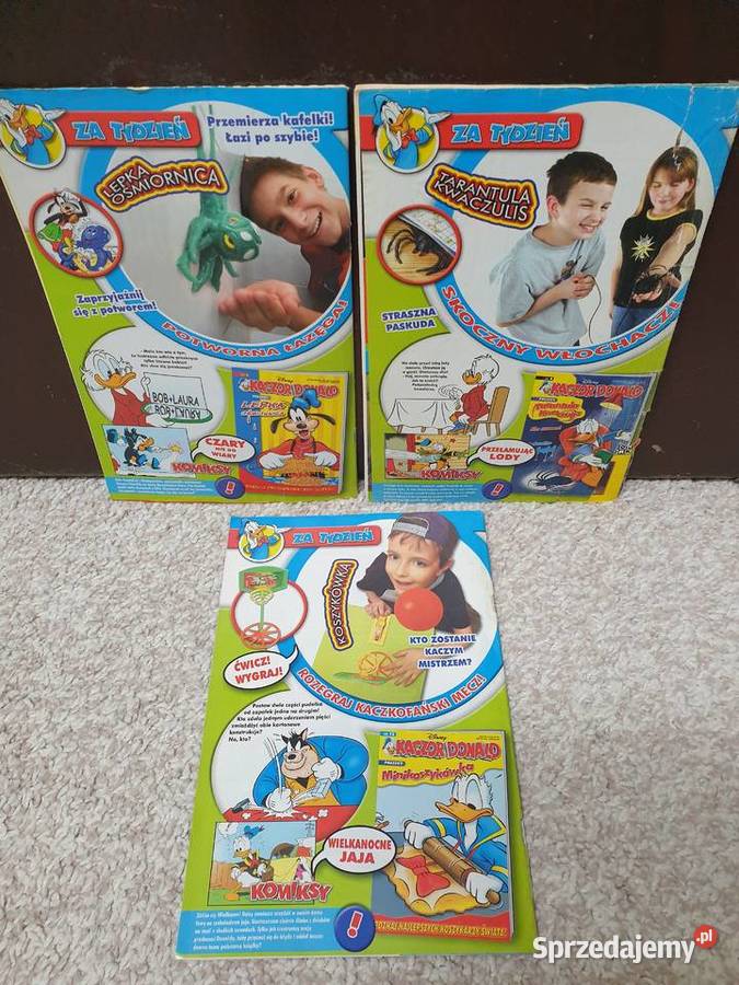 Kaczor Donald zestaw 3 komiksów 2005 Gdynia sprzedam