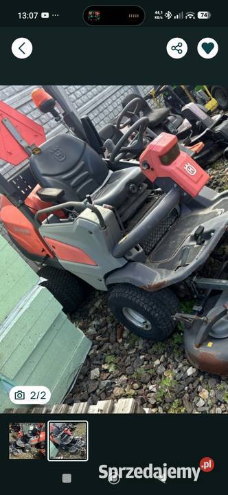 Husqvarna Rider P 520D P 525 D Diesel 4X4 Dom i Ogród Piotrkosice