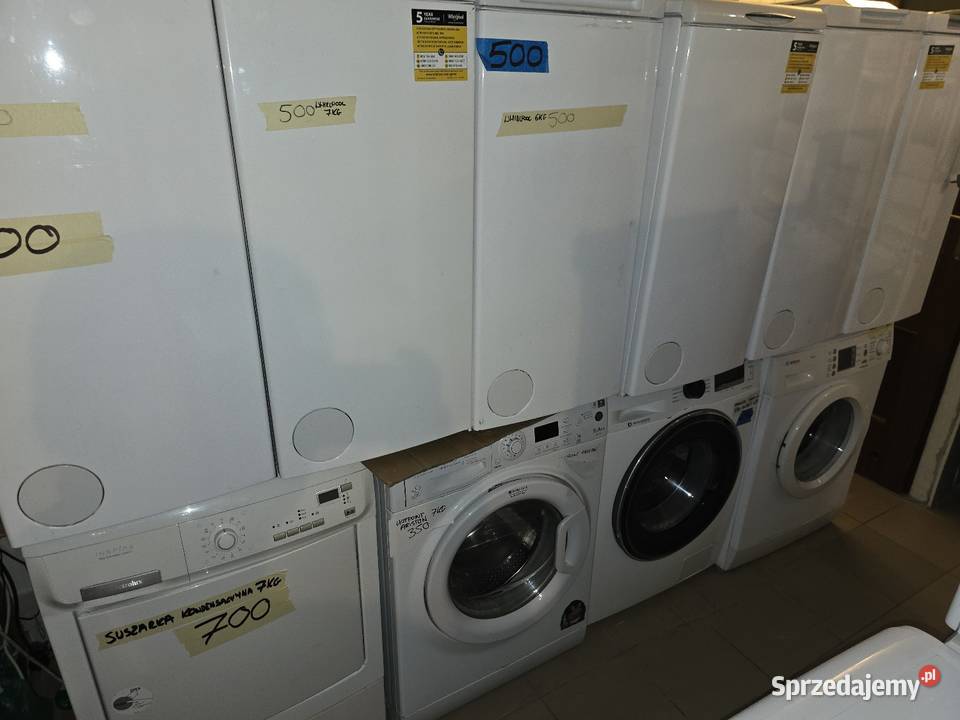 Pralka lodowka kuchenka zmywarka suszarka