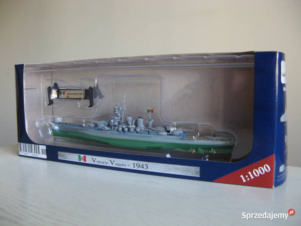 Włoski pancernik Vittorio Veneto11000Nowy Poznań sprzedam