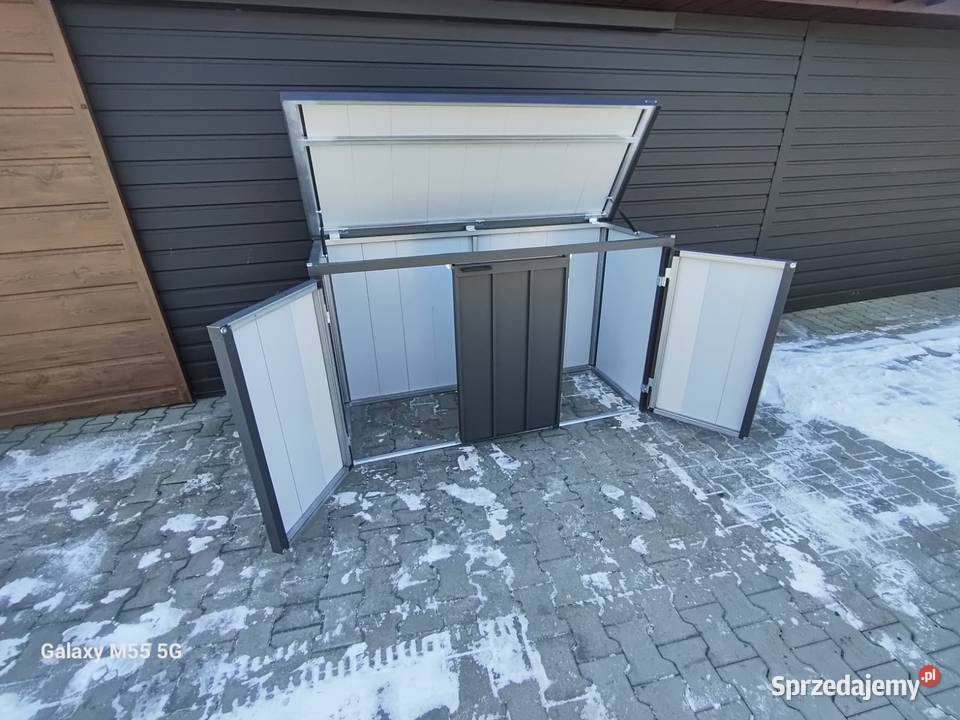 Zabudowa na kosze osłona koszy na śmieci Kosze na śmieci śląskie