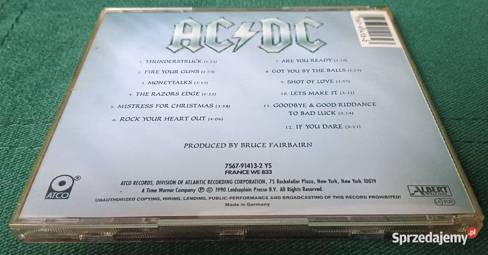 ACDC The Razors Edge CD małopolskie Zbylitowska Góra sprzedam