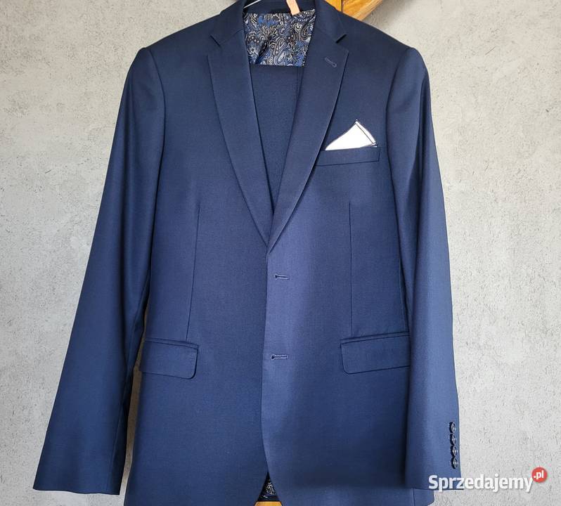 Garnitur granatowy Łęczyca sprzedam