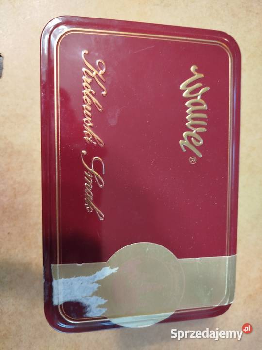 Blaszane pudełko 20x14x7 kolor czekoladowy Kraków