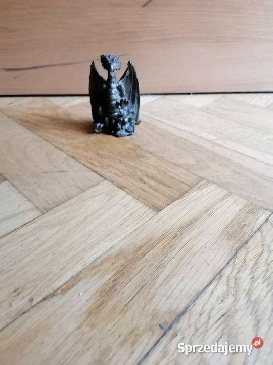 Smok metalowy dekoracja odcienie szarości Gdańsk