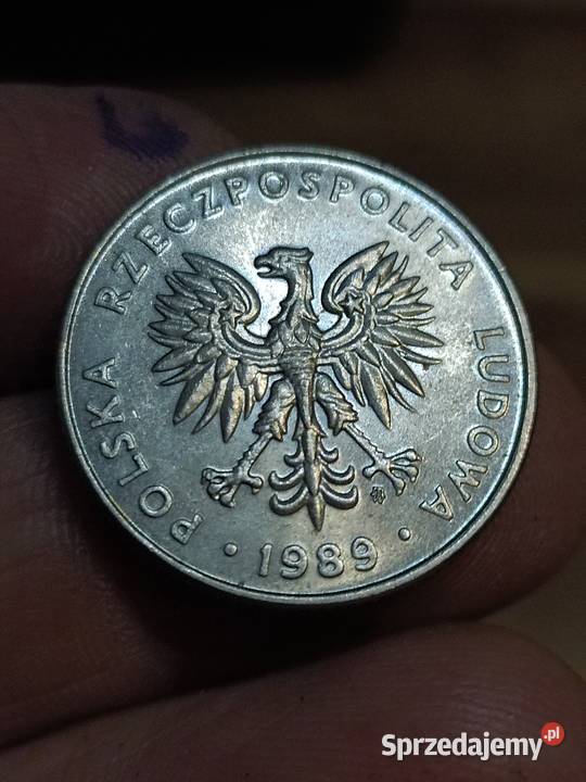 Sprzedam monete 20 zl 1989r zzm