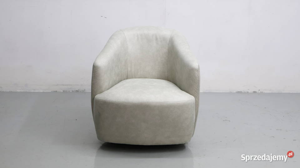 TEC WYGODNY FOTEL OKAZJA tkanina stara skóra 83cm Poznań