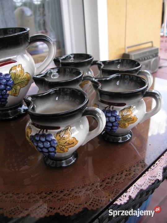 ceramiczne dzbanki 6 sztuk Gorzów Wielkopolski
