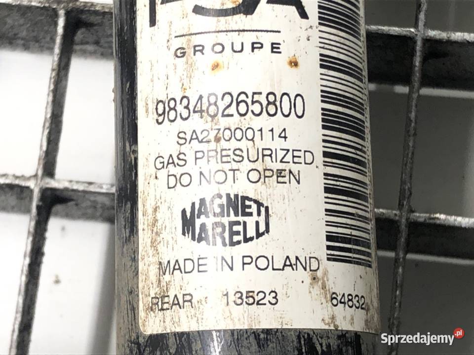 AMORTYZATOR PRAWY TYŁ PEUGEOT 208 II Hatchback