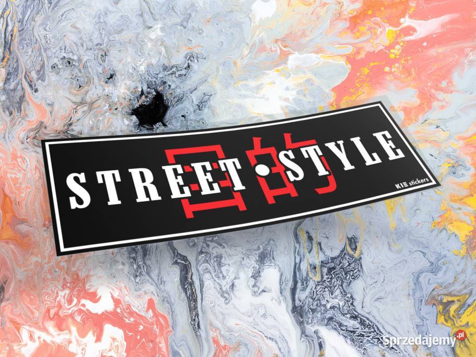 Naklejka K13 STREET 20 x 65 drift slap podlaskie Choroszcz