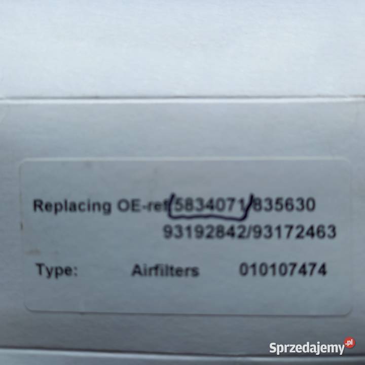 583407193192842 Filtr powietrza Kraków