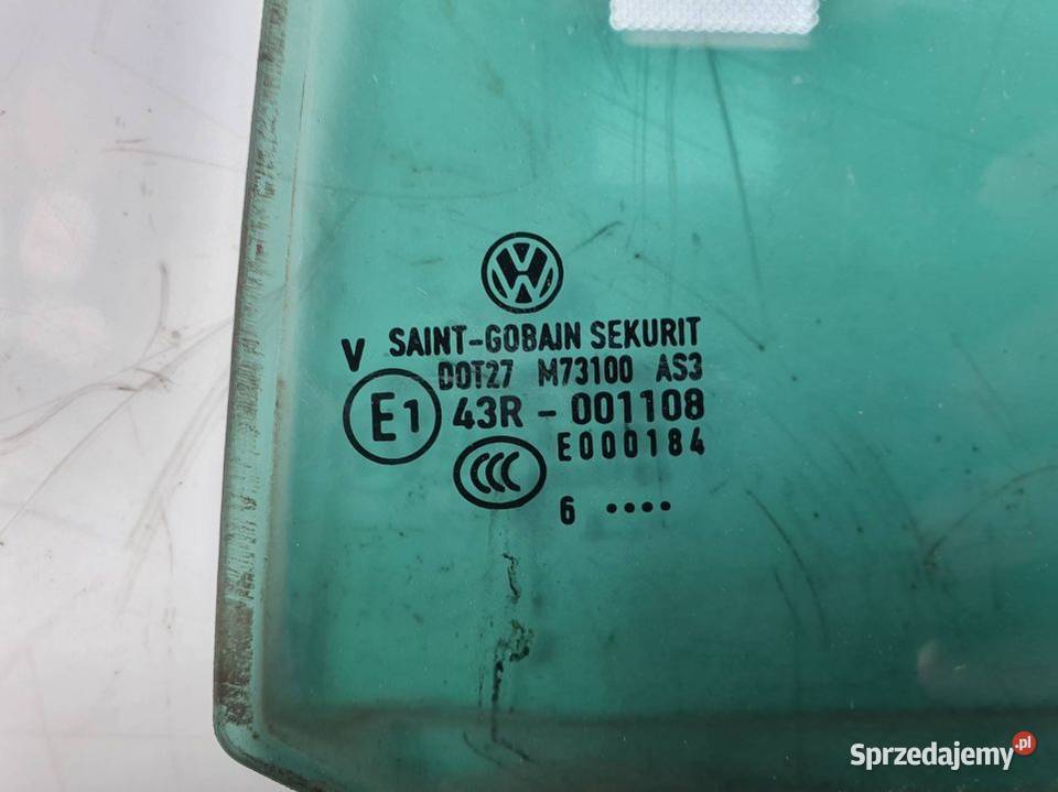 SZYBA PRAWY TYŁ VOLKSWAGEN TOURAN osobowe Pozostałe Pozostałe Lipno