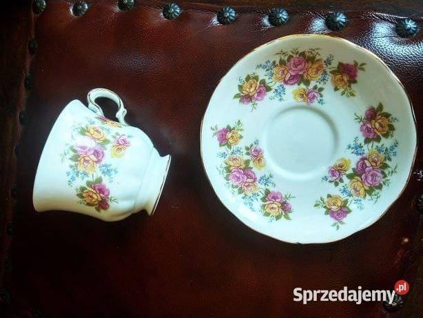 Filiżanka Royal Vale Made in England Porcelana i szkło Gdańsk