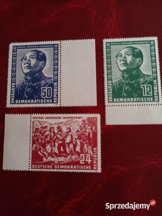 Mao tsetung znaczki NRD Gliwice