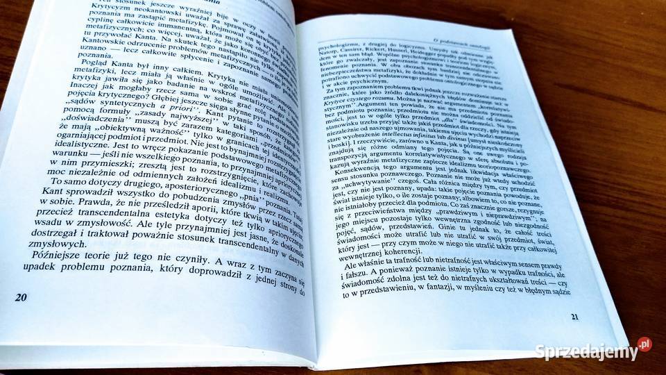 O podstawach ontologii Cele i drogi analizy studia sprzedam