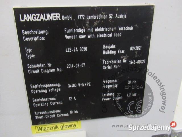 PILARKO FREZARKA LZ52A 3050 LANGZAUNER 2021r Magnice