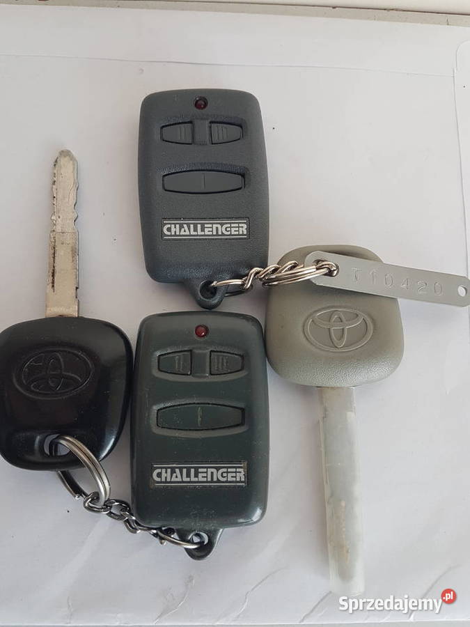 Komplet 2 klucze 2 piloty TOYOTA YARIS Wysyłka Stacyjki i kluczyki Białystok sprzedam