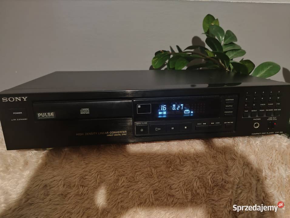 Odtwarzacz CD Sony cdp 395 z pilotem Trzebuska