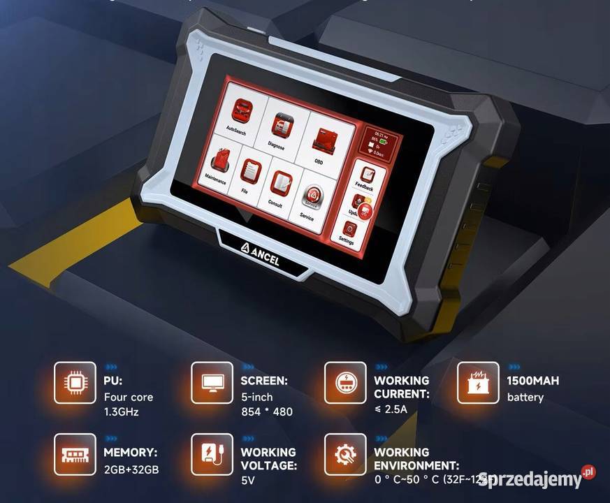 Skaner Tester Diagnostyczny Ancel DS200 JPolski pomorskie Gdańsk