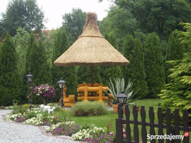 Parasol z trzciny pod strzechą ze strzechy do Konin