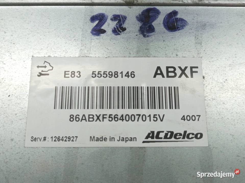 STEROWNIK SILNIKA 55598146 ABXF Opel Corsa IV świętokrzyskie