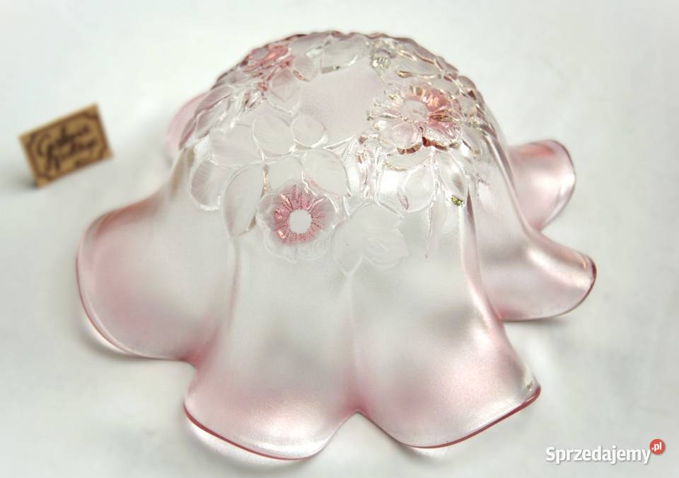 Walther Glas Rosella miska kwiat róża szkło Lublin