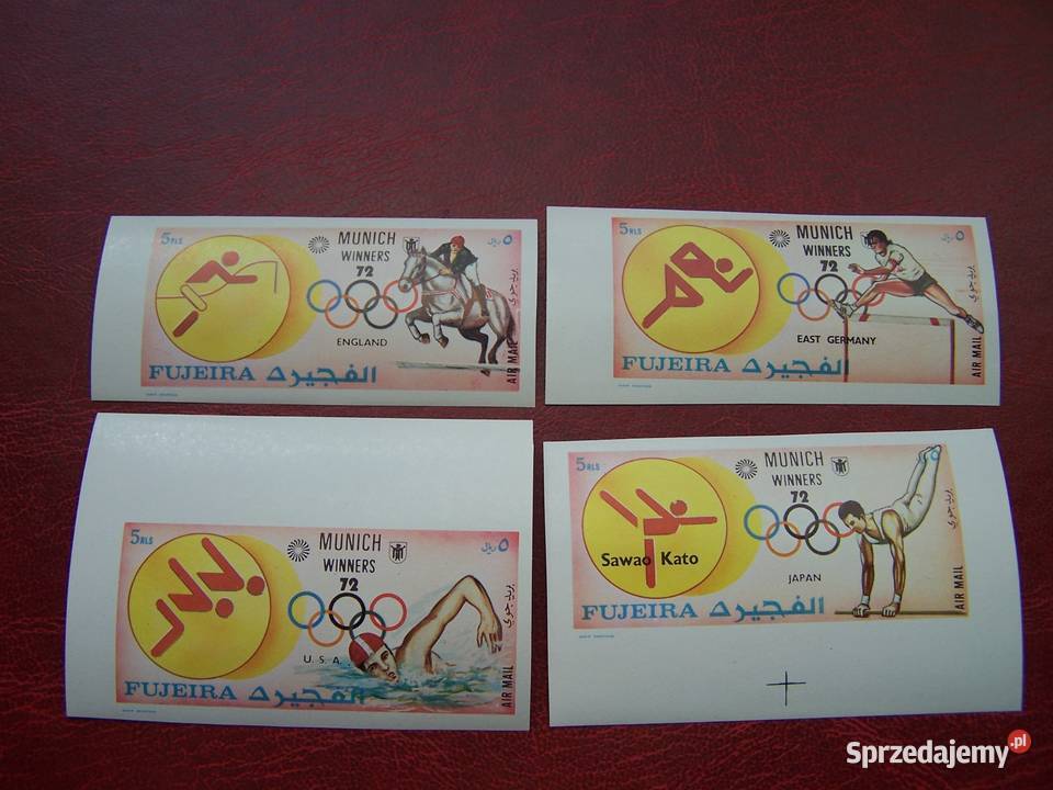 Fujeira 1972 MNH cięte Sport Olimpiada Monachium Tychy sprzedam