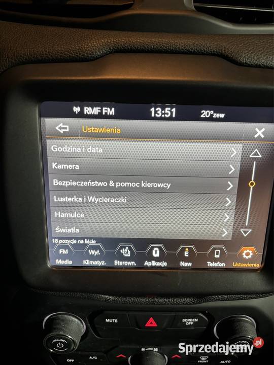 Jeep Renegade USA kodowanie na konwersja lampy Wieliczka