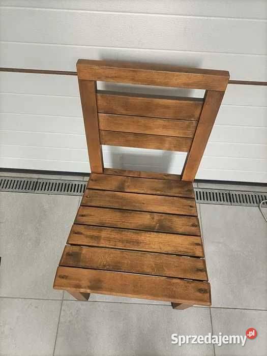 Krzesło ogrodowe do restauracji jadalni solidne 80cm Kraków sprzedam