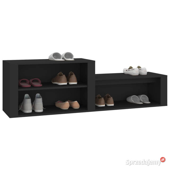 Szafka na buty czarna 150x35x45 materiał Warszawa
