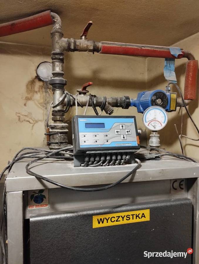 piec co z podajnikiem na ekogroszek Guzice