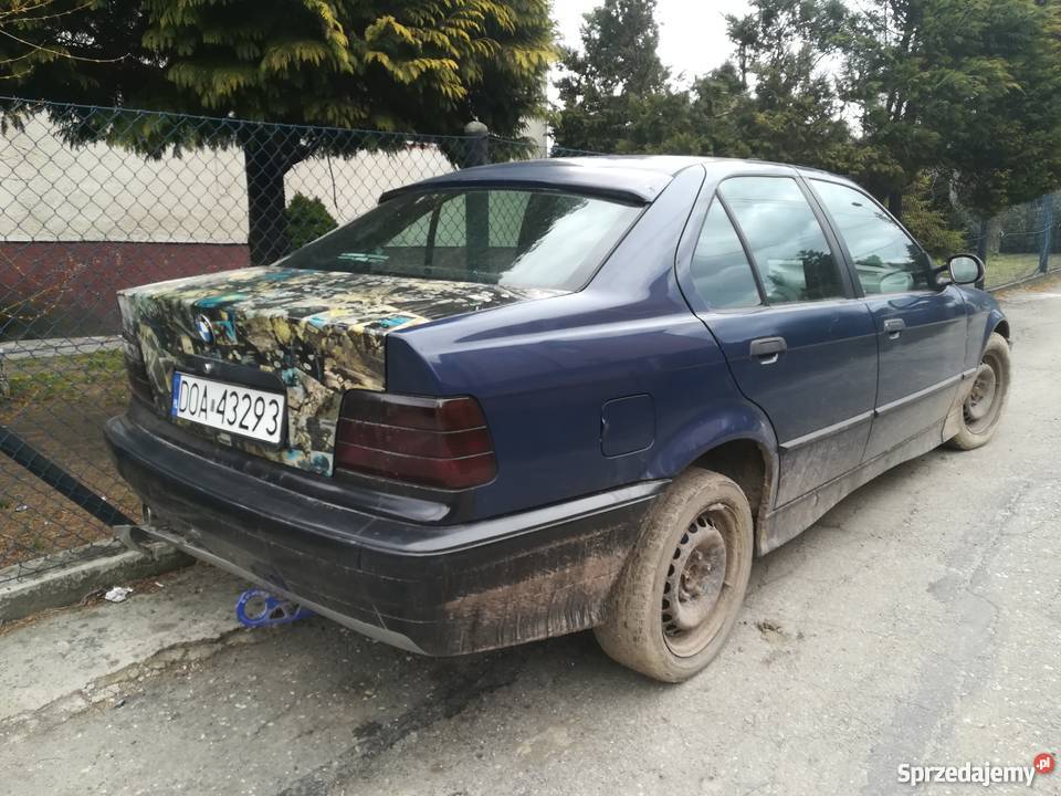 Bmw e36 318i drift gruzkjs welurowa tapicerka