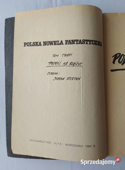 POLSKA NOWELA FANTASTYCZNA TOM 3 Podróż na podlaskie Hajnówka sprzedam