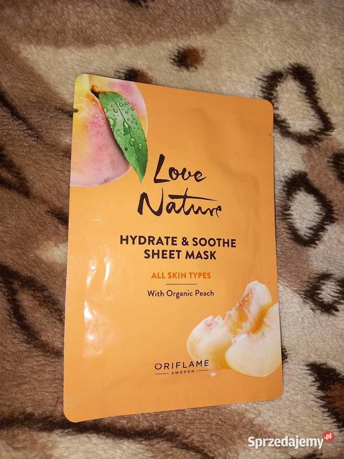 Maseczka do twarzy w płachcie Oriflame małopolskie Oświęcim sprzedam