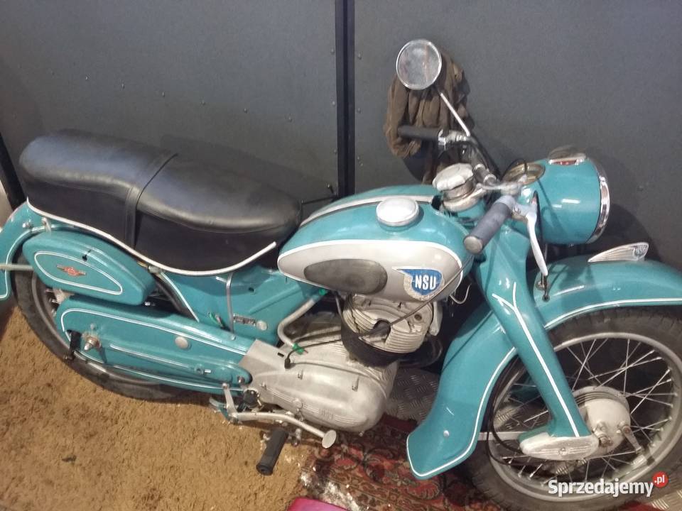 nsu 250 wozek boczny manualna Ostrołęka sprzedam