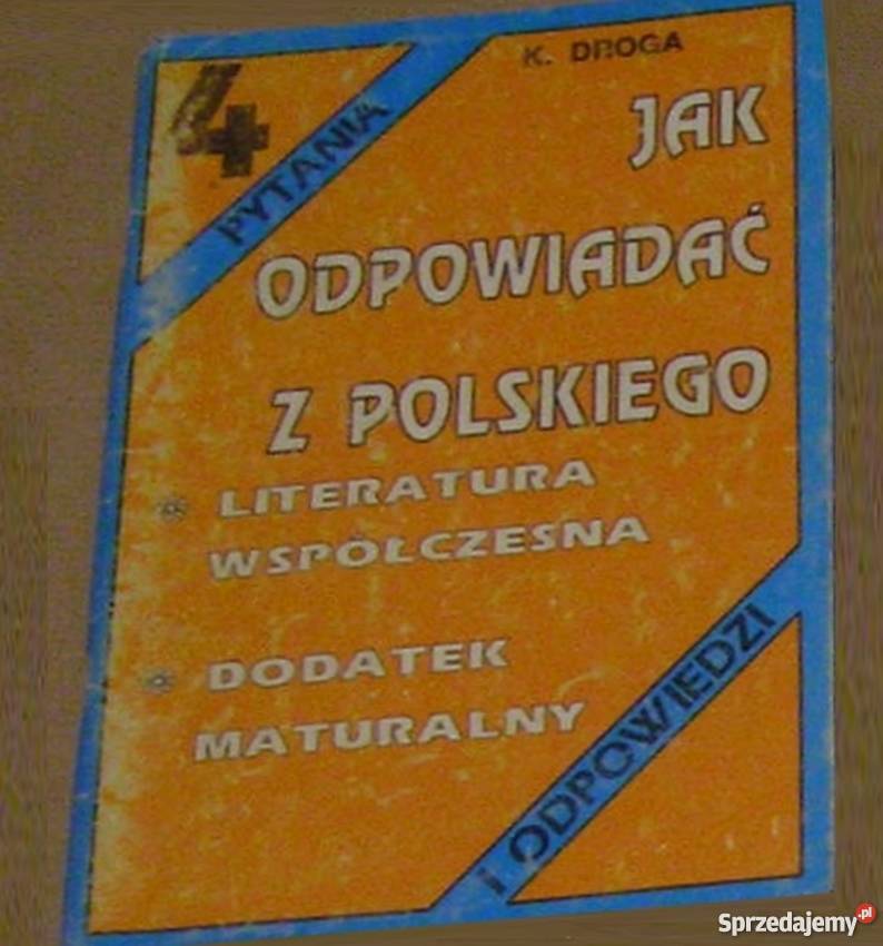 ODPOWIADAĆ Z POLSKIEGO 4 KDROGA Grudziądz sprzedam