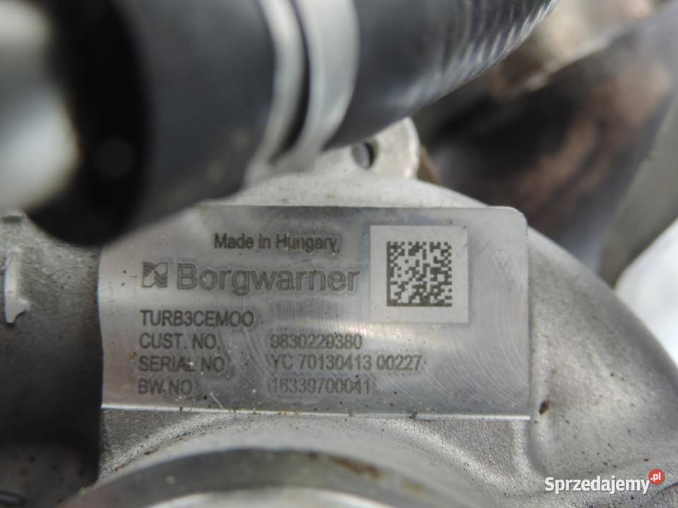 Turbosprężarka turbo turbina Opel Corsa F 12 kujawsko-pomorskie