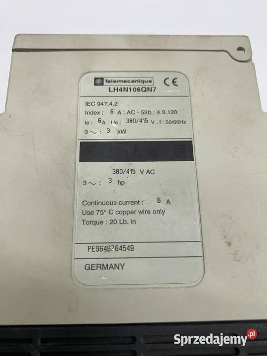 Telemecanique LH4N106QN7 3kW Soft Starter mazowieckie Warszawa
