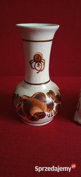 Zestaw ceramiki ręcznie malowane z lat 80 Świdnica