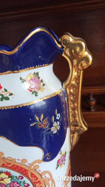 Amfora Wazon Syg Made in China Ręcznie malowana Gdańsk