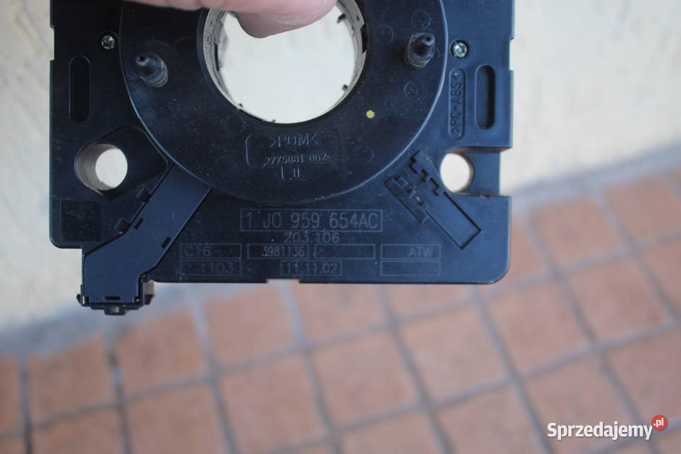 CZUJNIK KĄTA SKRĘTU TAŚMA AUDI A6 C5 1J0959654AC wielkopolskie