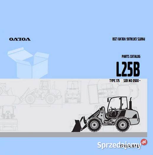 Volvo L25B L120F ECR50D katalogi cześci Kielce sprzedam